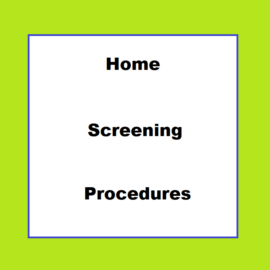 Featured image of article: Home Screening Procedures