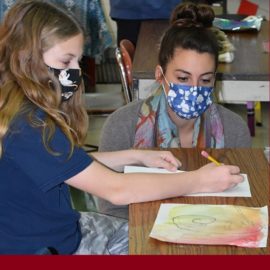 Featured image of article: Print Making in SMS Art Class